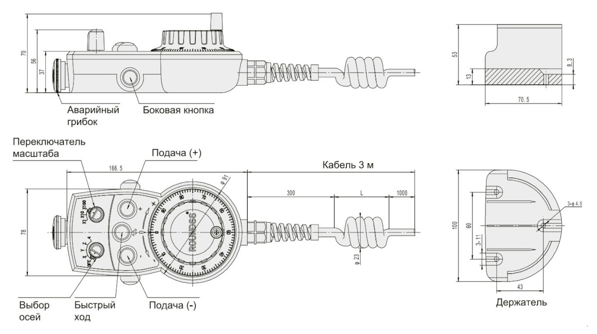Габаритные размеры