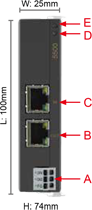 R1-EC5500D0 Межсетевой шлюз типа E-bus