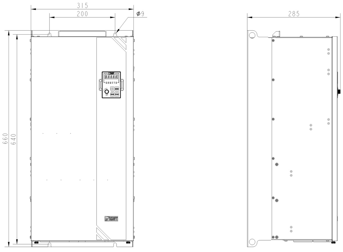Габариты и вес AD80-4T075-2